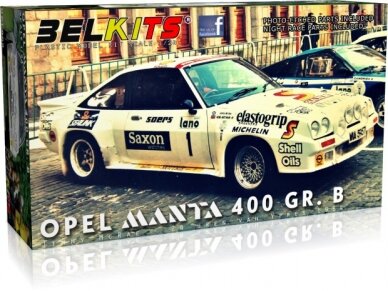 Belkits - Opel Manta 400 Gr. B Jimmy McRae 1984, Scale:1/24, BEL009
