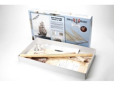 Billing Boats - Danmark Special Edition - Wooden hull, 1/100, BB5005 1