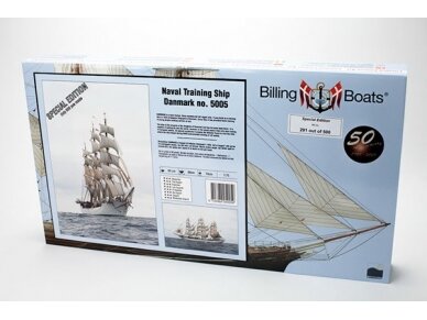 Billing Boats - Danmark Special Edition - Medinis korpusas, 1/100, BB5005