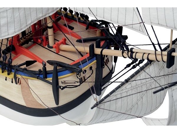 Billing Boats - HMS Endeavour - Medinis korpusas, 1/50, BB514 6 Billing Boats - HMS Endeavour - Medinis korpusas, 1/50, BB514 6