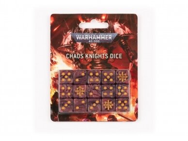 Chaos Knights Dice (stalo žaidimų kauliukai), 43-32