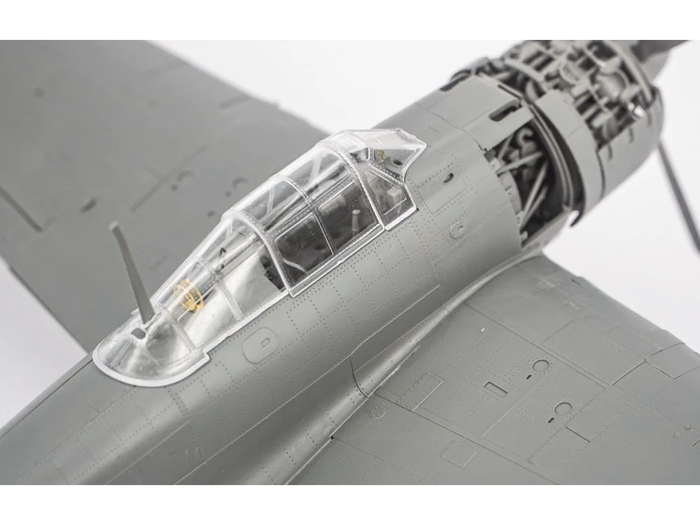 Border Model - Akagi Bridge w/ Flight Deck A6M2 Zero Fighter w/ Interior of the Engine and Weapons, 1/35, BSF-002 4