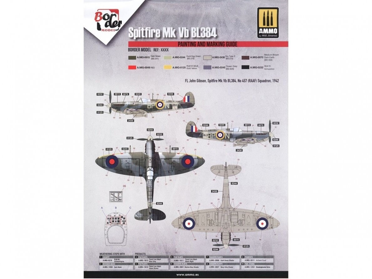 Border Model - Supermarine Spitfire Mk.Vb, 1/35, BF-004 7 Border Model - Supermarine Spitfire Mk.Vb, 1/35, BF-004 7