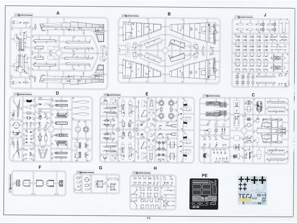 Border Model - Junkers Ju 87 D5 Stuka, 1/35, BF-012 14 Border Model - Junkers Ju 87 D5 Stuka, 1/35, BF-012 14