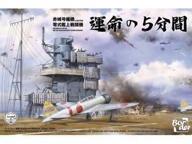 Border Model - Akagi Bridge w/ Flight Deck A6M2 Zero Fighter w/ Interior of the Engine and Weapons, 1/35, BSF-002 Border Model - Akagi Bridge w/ Flight Deck A6M2 Zero Fighter w/ Interior of the Engine and Weapons, 1/35, BSF-002