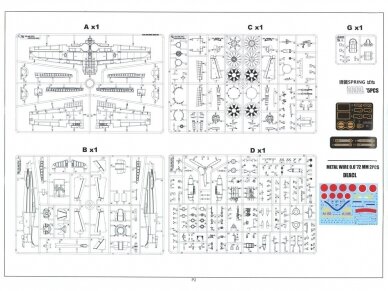 Border Model - Akagi Bridge w/ Flight Deck A6M2 Zero Fighter w/ Interior of the Engine and Weapons, 1/35, BSF-002 28