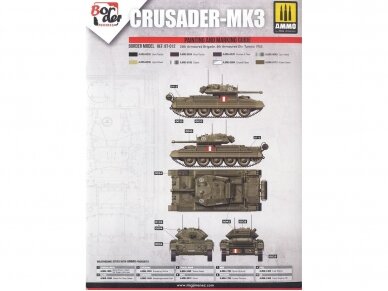 Border Model -Crusader Mk.III British Cruiser Tank Mk. VI, 1/35, BT-012 16