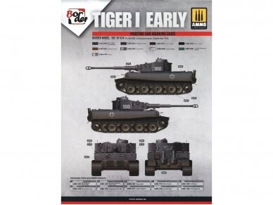 Border Model - Tiger I Initial Production s.Pz.Abt.502 Leningrad Region 1942/43 Winter, 1/35, BT-014 15