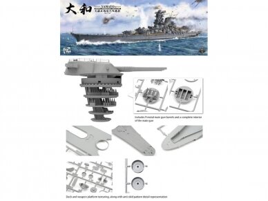 Border Model - Imperial Japanese Navy Battleship Yamato April 7 1945, 1/350, BS-004 7