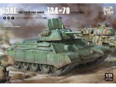 Border Model - T-34E & T-34/76 (Factory 112) - 2 in 1, 1/35, BT-009