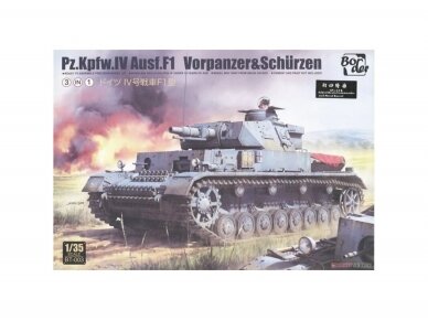Border Model -Pz.Kpfw.IV Ausf.F1, 1/35, BT-003