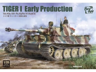 Border Model -TIGER I Early Production Sd.Kfz.181 Pz.Kpfw.VI Ausf.E, 1/35, BT-010