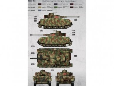 Border Model - Pz.Kpfw.IV Ausf.H Early/Mid 2 in 1, 1/35, BT-005 2