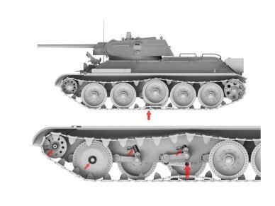 Border Model - T-34E & T-34/76 (Factory 112) - 2 in 1, 1/35, BT-009 3