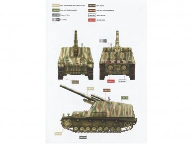 Border Model - 15cm s.FH 18/1 Hummel Sd. Kfz. 165 Early Production, 1/35, BT-032 6 Border Model - 15cm s.FH 18/1 Hummel Sd. Kfz. 165 Early Production, 1/35, BT-032 6