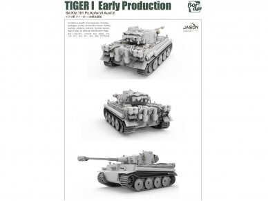 Border Model - TIGER I Early Production Sd.Kfz.181 Pz.Kpfw.VI Ausf.E, 1/35, BT-010 4