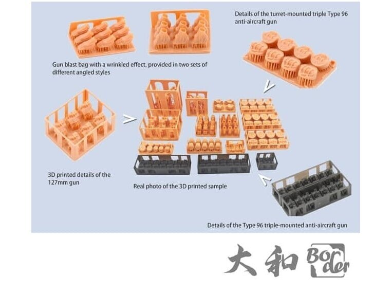 Border Model - Imperial Japanese Navy Battleship Yamato April 7 1945, 1/350, BS-004 9