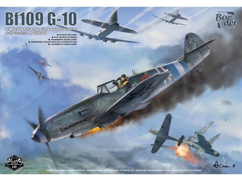 Border Model - Messerschmitt Bf109 G-10, 1/35, BF-013