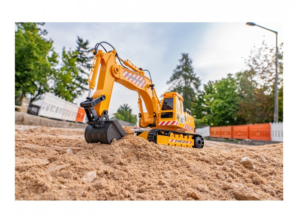Carson - Ar radio vadāms Excavator 2.4G 100% RTR, 1/20, 500907281 4 Carson - Ar radio vadāms Excavator 2.4G 100% RTR, 1/20, 500907281 4