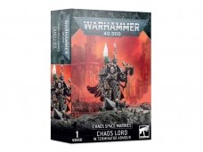Chaos Space Marine, Sorcerer Lord in Terminator Armour, 43-12