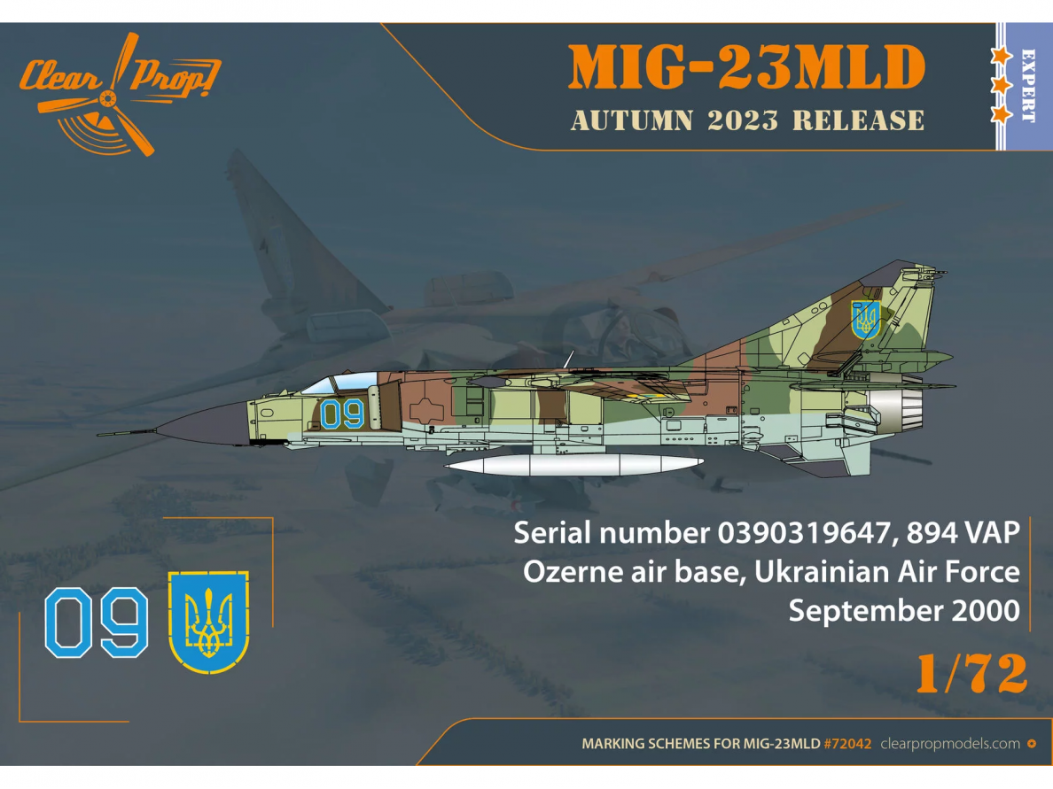 Clear Prop! - MiG-23MLD The last Ukrainian Flogger-K / Expert Kit, 1/72, CP72042 4