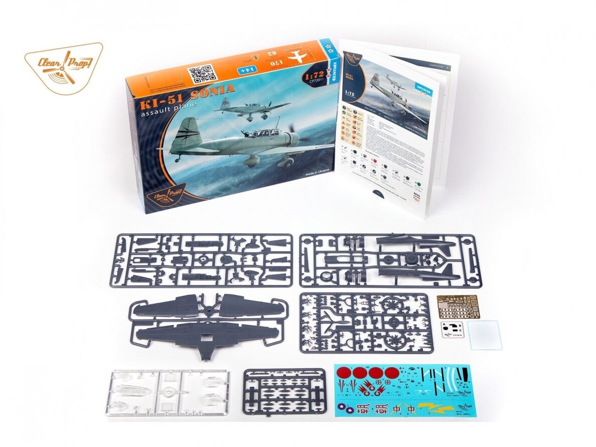 Clear Prop! - Mitsubishi Ki-51 Sonia assault plane, 1/72, CP72011 1