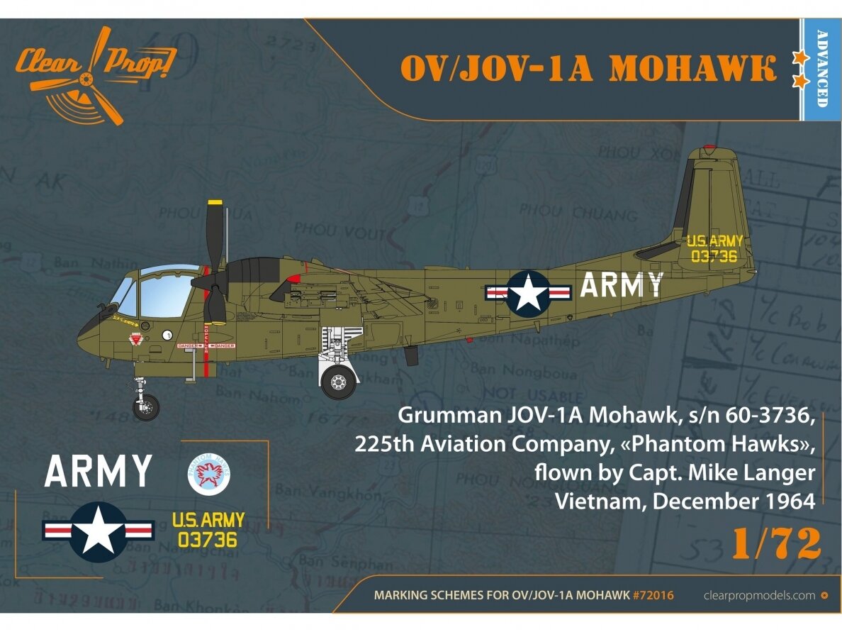 Clear Prop! - Grumman OV-1A/JOV-1A Mohawk, 1/72, CP72016 11