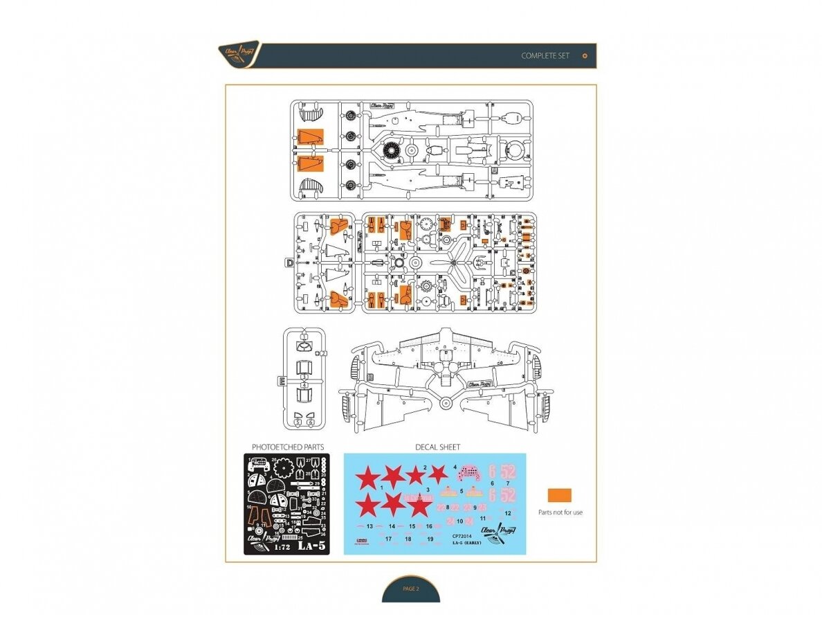 Clear Prop! - Lavochkin La-5 Early Version Advanced, 1/72, CP72014 16 Clear Prop! - Lavochkin La-5 Early Version Advanced, 1/72, CP72014 16