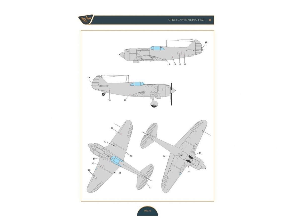 Clear Prop! - Lavochkin La-5 Early Version Advanced, 1/72, CP72014 18 Clear Prop! - Lavochkin La-5 Early Version Advanced, 1/72, CP72014 18