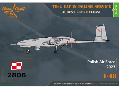 Clear Prop! - Bayraktar TB.2 UAV In Polish, Ukrainian Service (Vanagas version included), 1/48, CP4812 9