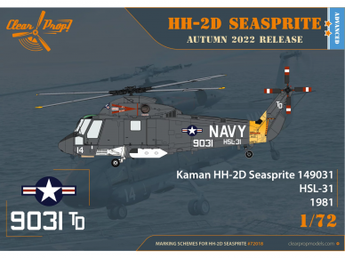 Clear Prop! - Kaman HH-2D Seasprite Advanced Kit, 1/72, CP72018 9
