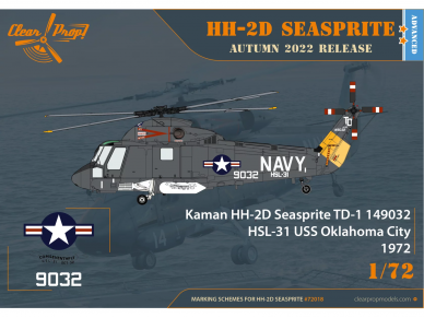 Clear Prop! - Kaman HH-2D Seasprite Advanced Kit, 1/72, CP72018 11