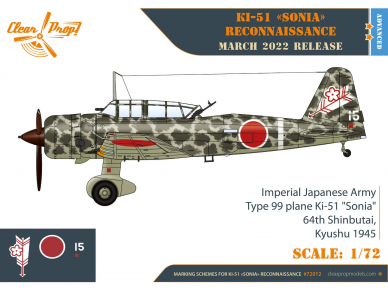 Clear Prop! - Mitsubishi Ki-51 "Sonia" Reconnaissance, 1/72, CP72012 9
