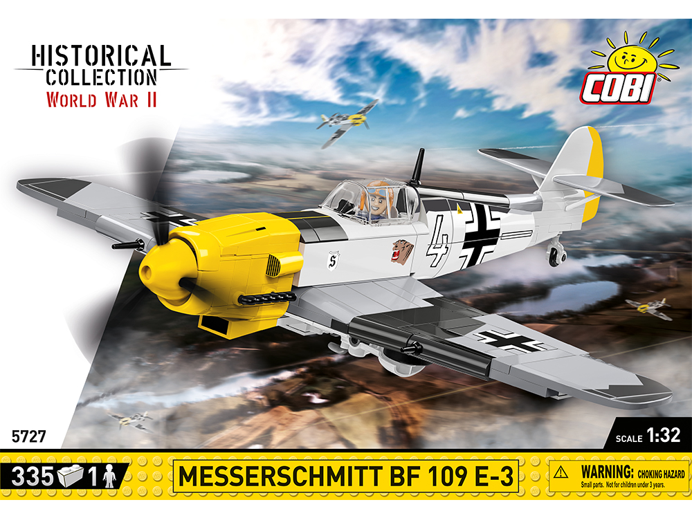 COBI - Konstruktorius Messerschmitt Bf 109 E-3, 1/32, 5727 COBI - Konstruktorius Messerschmitt Bf 109 E-3, 1/32, 5727
