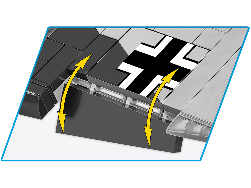 COBI - Konstruktorius Messerschmitt Bf 109 E-3, 1/32, 5727 6 COBI - Konstruktorius Messerschmitt Bf 109 E-3, 1/32, 5727 6