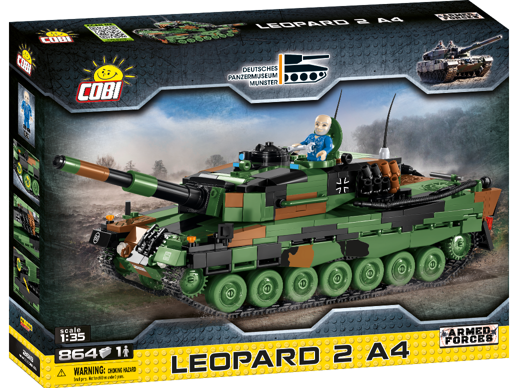 COBI - Конструктор Leopard 2A4, 1/35, 2618 COBI - Конструктор Leopard 2A4, 1/35, 2618