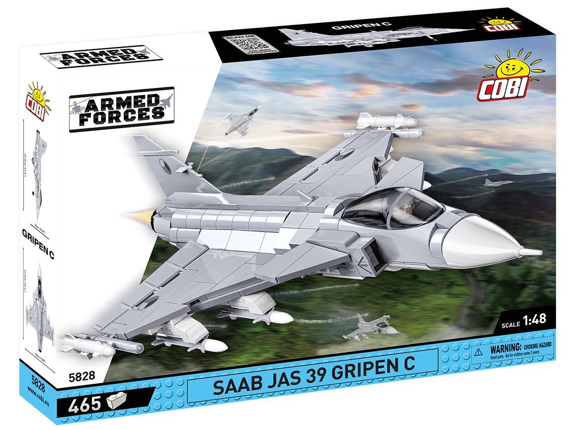 COBI - Constructor Saab JAS 39 Gripen C, 1/48, 5828 COBI - Constructor Saab JAS 39 Gripen C, 1/48, 5828