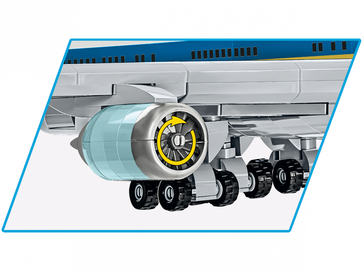 COBI - Konstruktorius Boeing 747 Air Force One, 1/144, 26610 6 COBI - Konstruktorius Boeing 747 Air Force One, 1/144, 26610 6