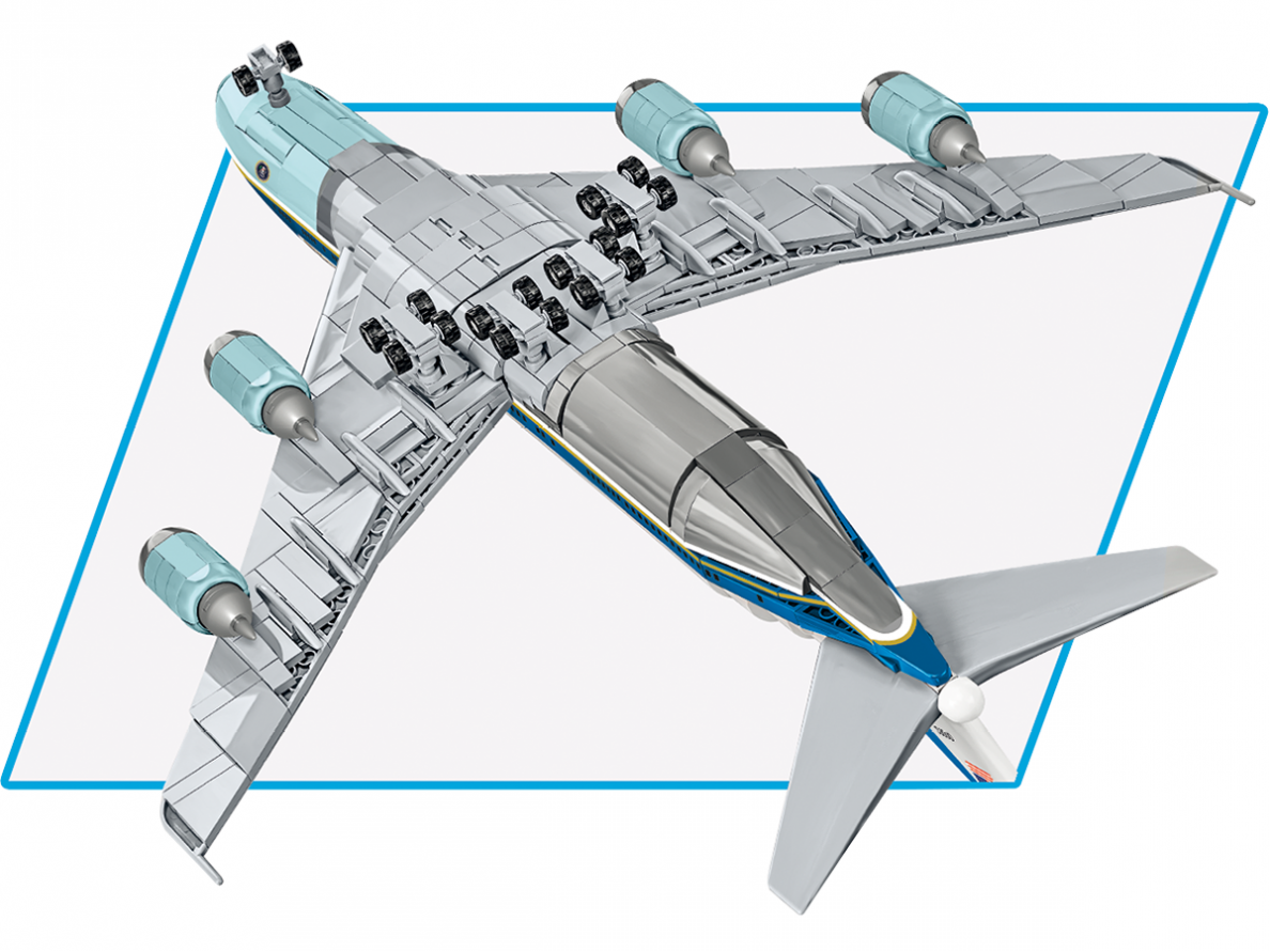 COBI - Konstruktorius Boeing 747 Air Force One, 1/144, 26610 4 COBI - Konstruktorius Boeing 747 Air Force One, 1/144, 26610 4