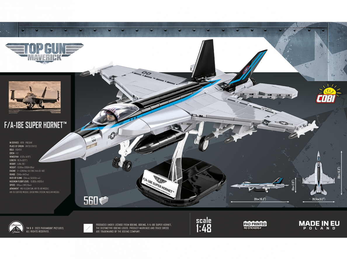 COBI - Konstruktors F/A-18E Super Hornet™, 1/48, 5805A 1 COBI - Konstruktors F/A-18E Super Hornet™, 1/48, 5805A 1