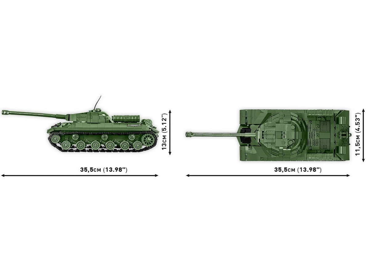 COBI - Конструктор IS-3 Soviet Heavy Tank, 1/28, 2590 8 COBI - Конструктор IS-3 Soviet Heavy Tank, 1/28, 2590 8