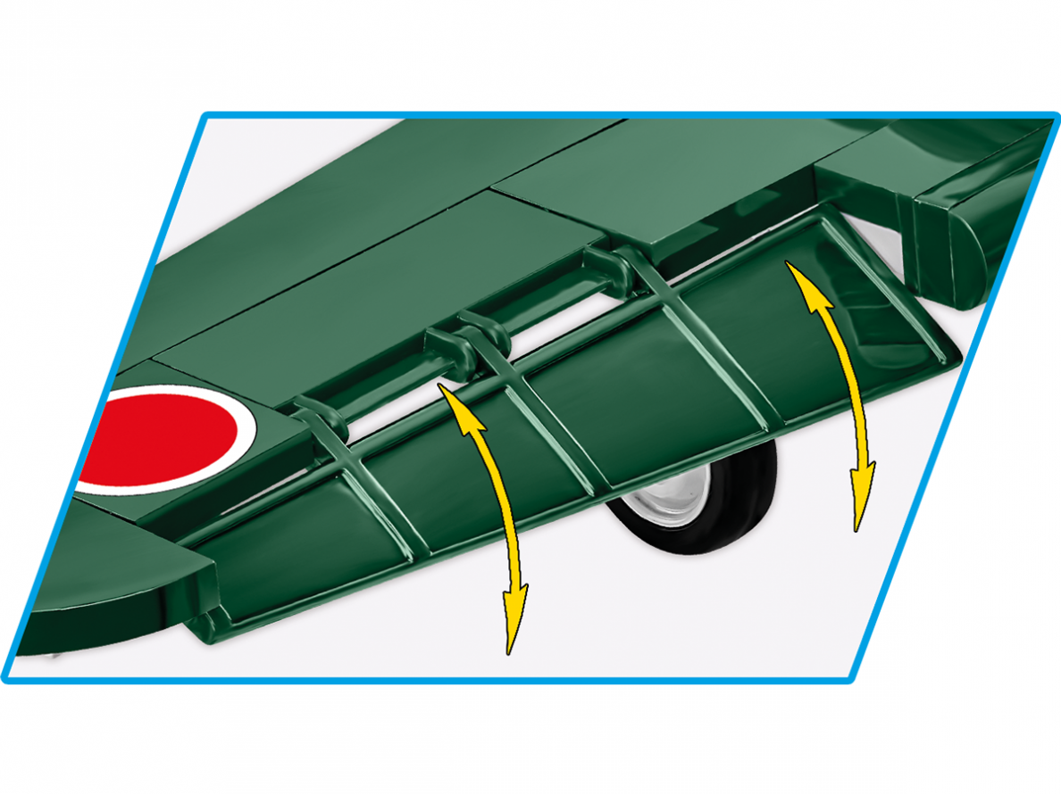 COBI - Constructor Mitsubishi A6M2 "Zero", 1/48, 5861 4 COBI - Constructor Mitsubishi A6M2 "Zero", 1/48, 5861 4