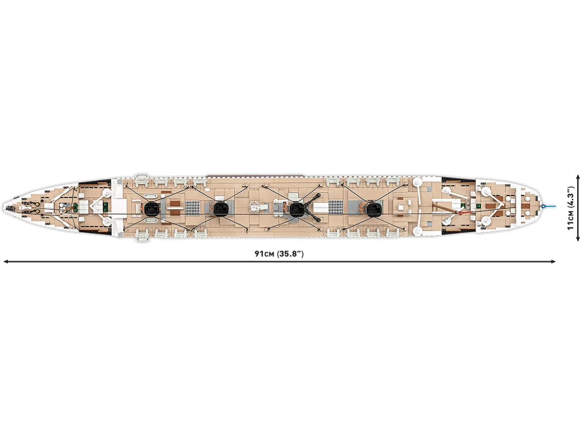 COBI - Konstruktors R.M.S. Titanic, 1/300, 1686 5 COBI - Konstruktors R.M.S. Titanic, 1/300, 1686 5