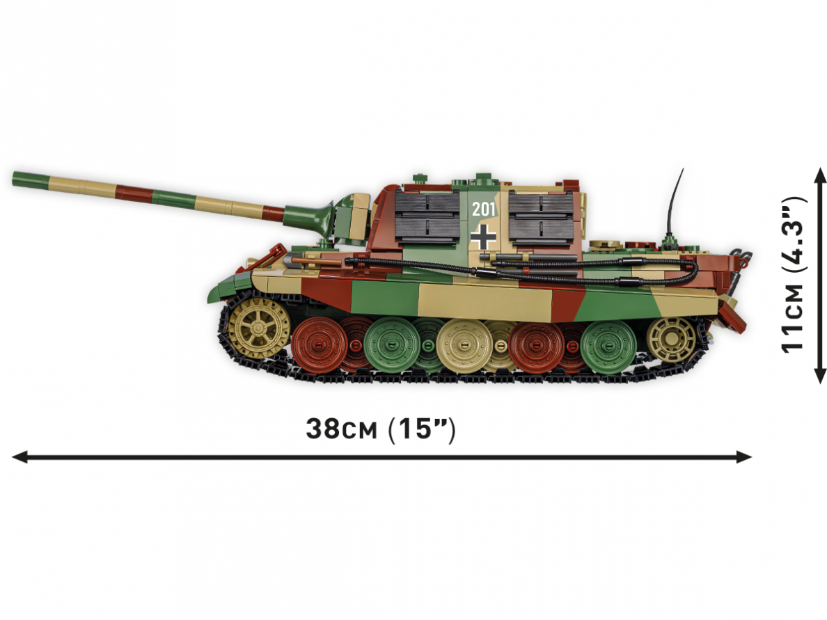 COBI - Konstruktors Sd.Kfz. 186 - Jagdtiger, 1/28, 2580 9 COBI - Konstruktors Sd.Kfz. 186 - Jagdtiger, 1/28, 2580 9