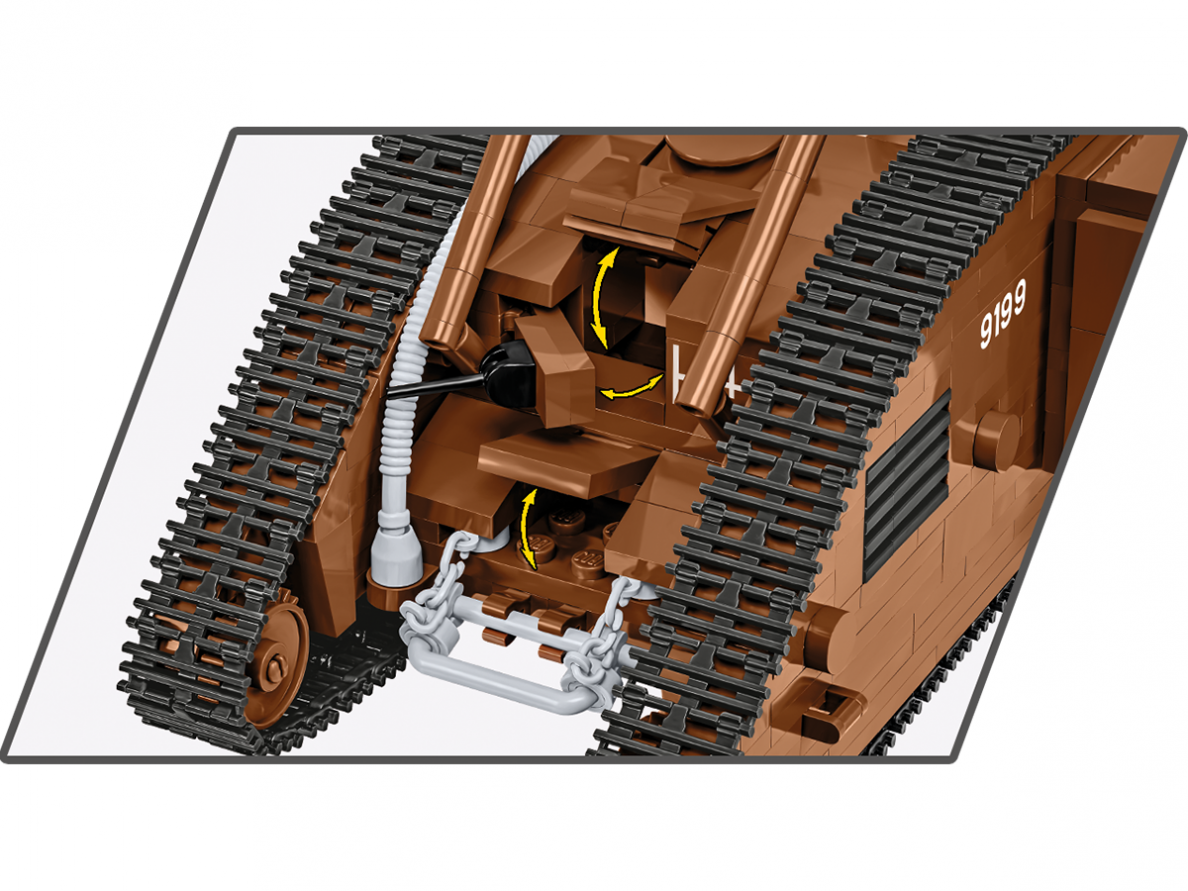 COBI - Konstruktors Mark V (Male) no 9199, 1/35, 2995 4 COBI - Konstruktors Mark V (Male) no 9199, 1/35, 2995 4