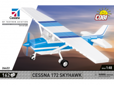 COBI - Конструктор Cessna 172 Skyhawk-White-Blue, 1/48, 26622