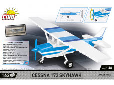 COBI - Constructor Cessna 172 Skyhawk-White-Blue, 1/48, 26622