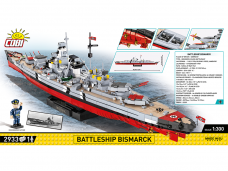 COBI - Konstruktorius Battleship Bismarck - Executive Edition, 1/300, 4840