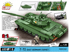 COBI - Konstruktors T-72 (East Germany/Soviet), 1/35, 2625