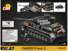 COBI - Constructor Panzer IV Ausf. G Company of Heroes 3, 1/35, 3045
